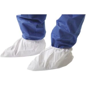 Best Hospital / Pharmacy Microporous Disposable Waterproof Shoe Covers Anti - Slip wholesale