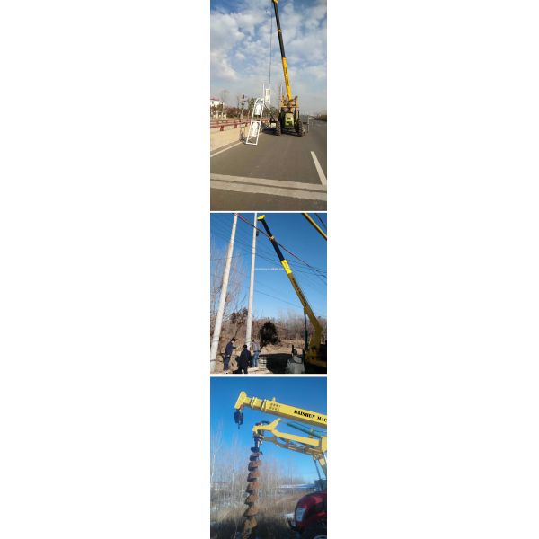 standing light pole