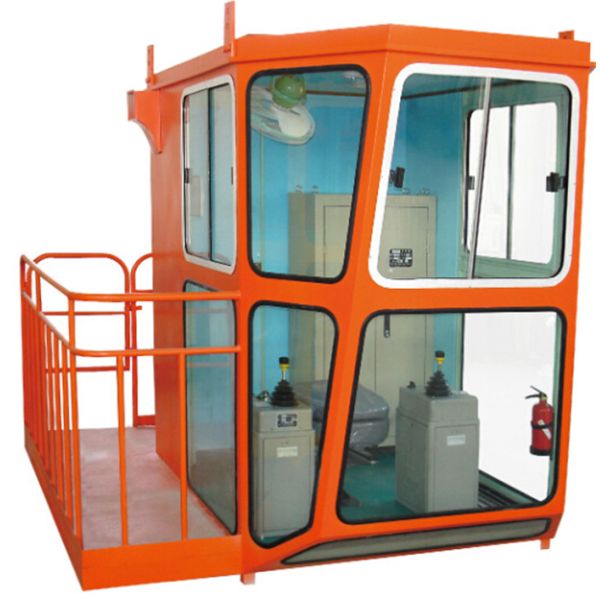 Durable Control Console Crane Operator Cabin With Auto Zero Resting