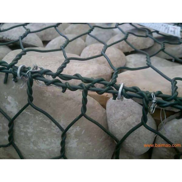 Hexagonal Weave Galvanized Gabion Wire Mesh 4x1x1