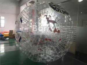 China Personal Outdoor Inflatable Toys Large PVC Inflatable Body Zorb Ball Soccer on sale