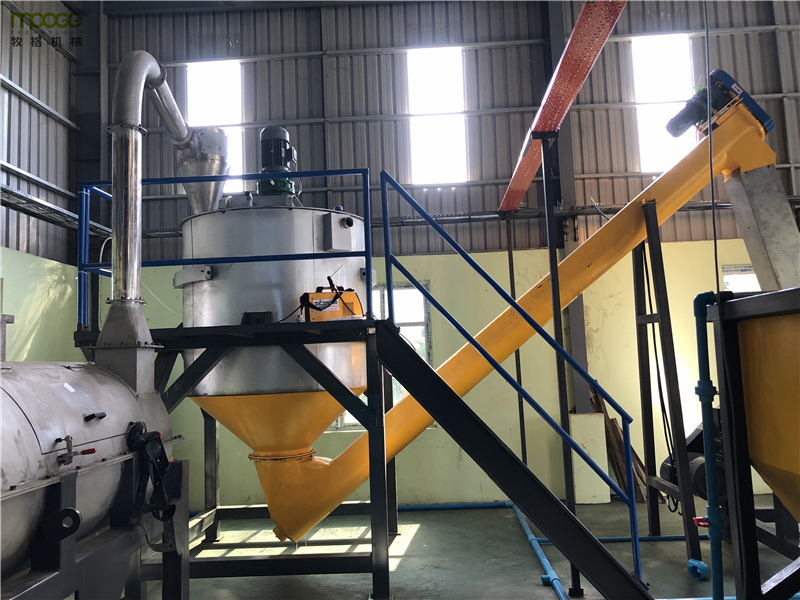 Recyclable PET bottle recycling plastic line