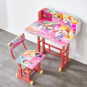 China Steel Children'S Study Table And Chair With Drawer Led 3 Year Old 37.48lbs on sale