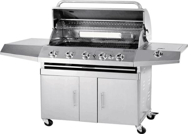 Cheap BBQ Outdoor Grill For Party Full Stainless Garden Bbq Gas Grill Party BBQ machine with Trolley for sale