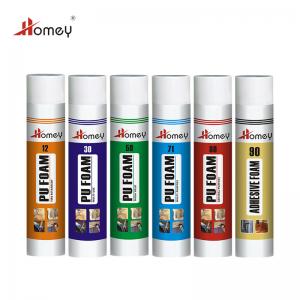 Best Homey One Component General Purpose High Tempreture Resistance Concrete Lifting Spray Pu Foam wholesale