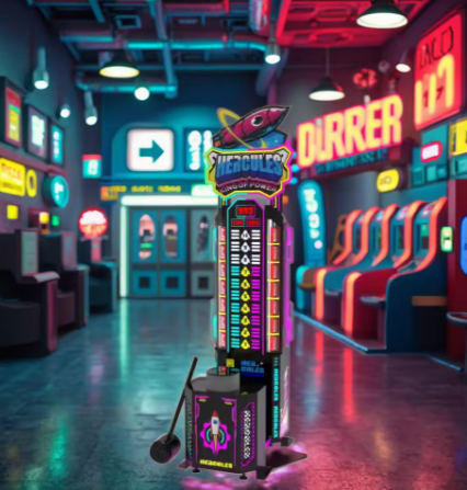 Latest Hercules Arcade Game Machine Coin-Operated Strength Test for Amusement Park