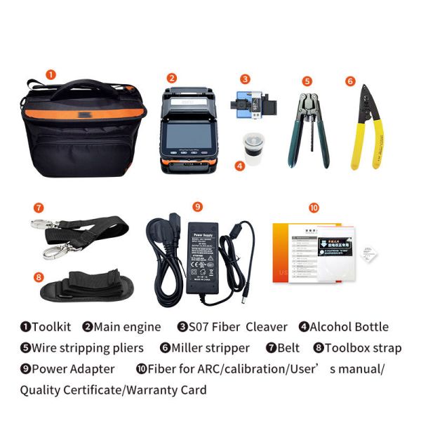 Customized AI-5 fusion machine fiber optic splicing machine FTTH optical fiber Fusion Splicer fiber optic splicer equipment ai 9