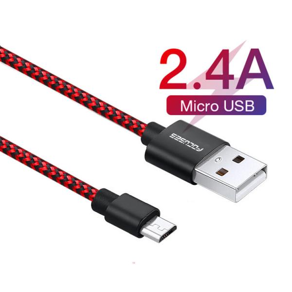 Cheap Durable 2m Micro USB Data Transfer Cable Quick Charging for sale