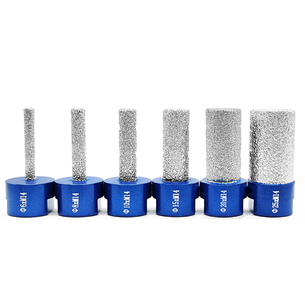 Vacuum Brazed M14 Diamond Router Bits For Marble Ceramic