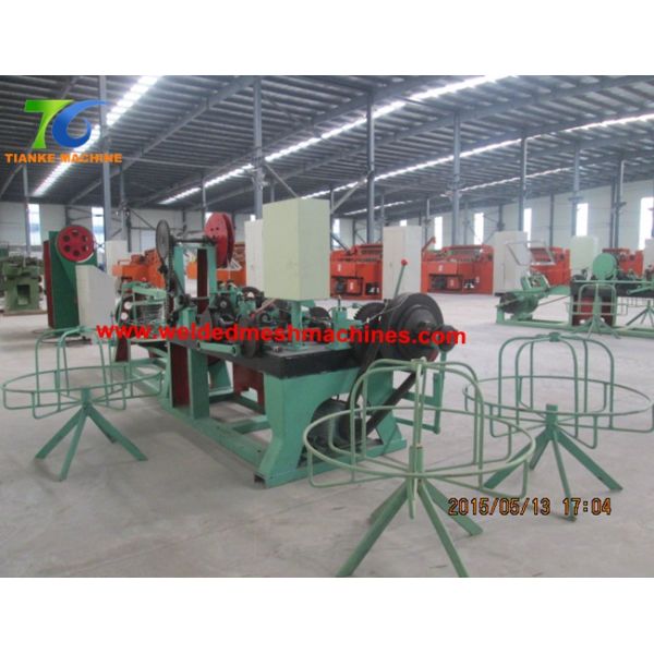 18M/Min Barbed Wire Making Machine 10cm Distance 1000KG