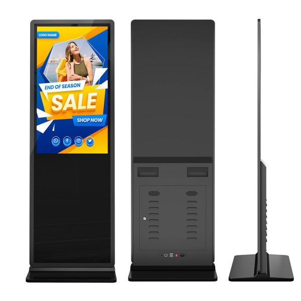 High quality Custom LCD Digital Signage Display Wall with 3840*2160 Resolution 500 Nits Brightness and SDK Function Vertical LCD Billboard