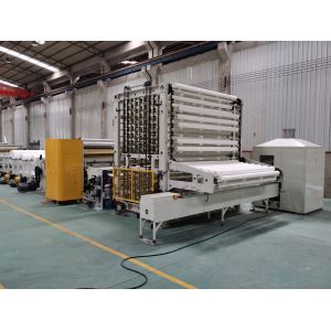 Best Toilet Roll Kitchen Towel Rewinding Embossing Machine 350M/Min wholesale