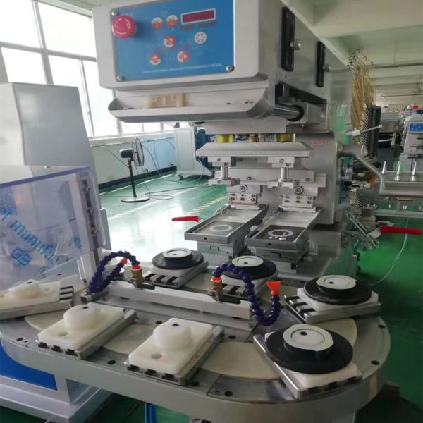 220V Bottle 2 Color Semi Automatic Pad Printing Machine