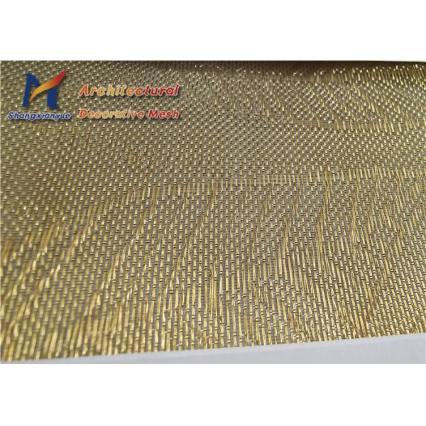 Tempered Laminated Glass Fabric Indoor Dividers 0.6mm Aluminum Wire Mesh Panels