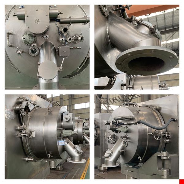 Large Capacity Horizontal Peeler Scraper Centrifuge Spiral Discharge