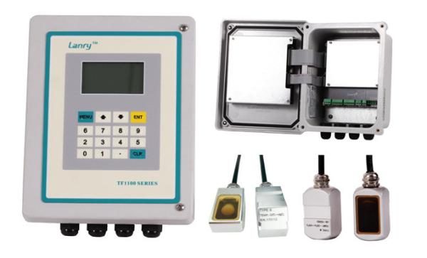 Cheap ultrasonic flow meter  with clamp on flow sensor for sale