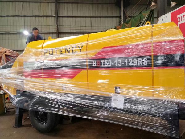 Cheap HBT50 Theoretical Pressure 13MPa Concrete Pump for Smooth and Precise Max.Theory Concrete Output 50m3/h for sale