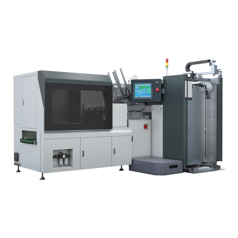 HX5000B Automatic Book Binder Integrates Folding Gluing Pressing For Short Run Production