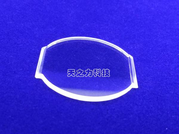 Cheap 85% - 99% Transmissivity Synthetic Sapphire Glass H9/HV1800-2200 Hardness for sale