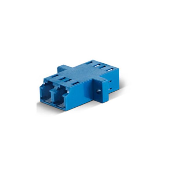 LC Fiber Optic Adapter with Internal Shutter with Flange or Without Flange