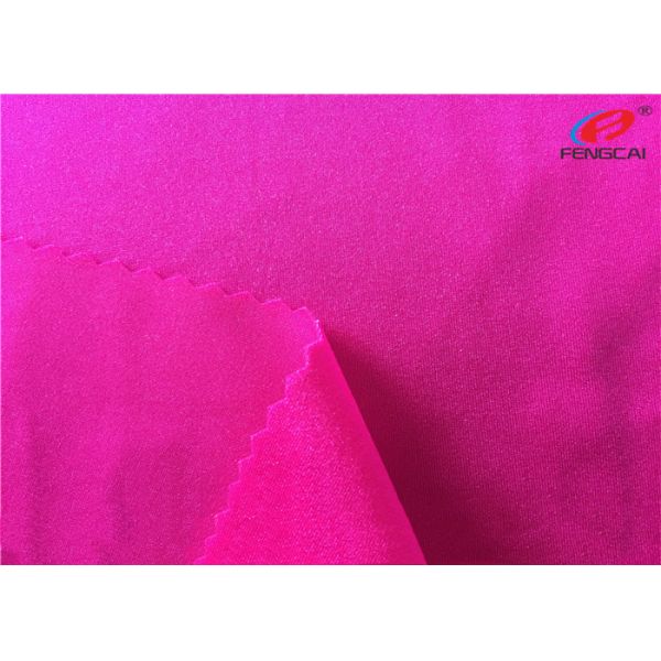 Shiny Stretch Swimwear 87% Polyester 13% Spandex Fabric For Sports