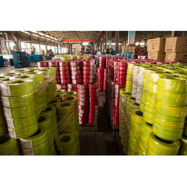 450/750V BV Electrical Cable Wire With Oxygen Free Copper Core Flame Retardant PVC Insulation