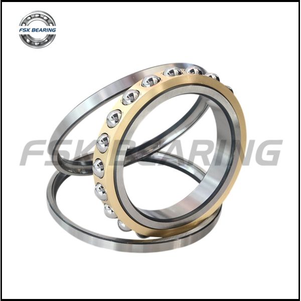 Heavy Duty QJF1020M Four Point Angular Contact Ball Bearing ID 100mm OD 150mm