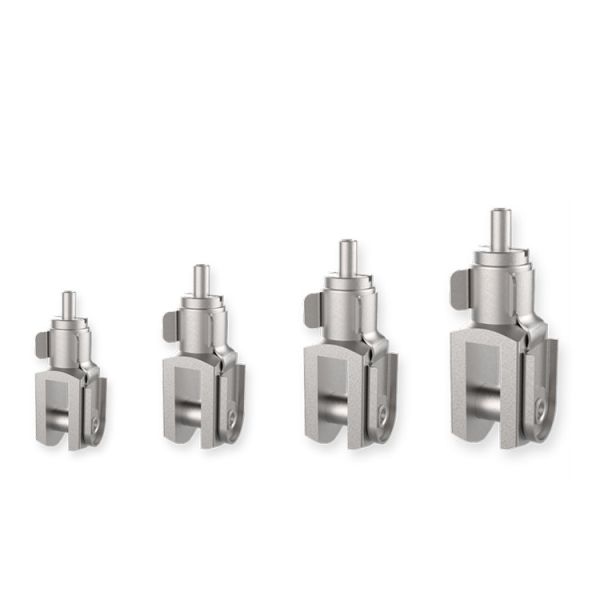 Nickel Plated Suspended Wire Cable Grippers with Locking Feature for Pendant Light