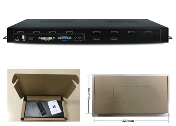 Cheap 1 input 9 output HDMI splitter with wall function 1x9 HDMI Video Wall Controller with 3x3 for sale