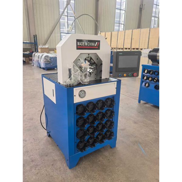 3 Inch 6-76mm PLC Control Hydraulic Hose Crimping Machine with 15 Interchangeable Dies for Efficient Hose Pressing