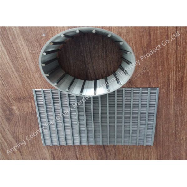 Welded Wedge Wire Filter For Chemical / Environmental Protection Industry