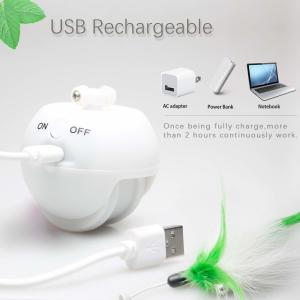 China Smart Automatic Cat Toy Electronic Wicked Balls 360 Degree Rotate Motion Rechargeable on sale