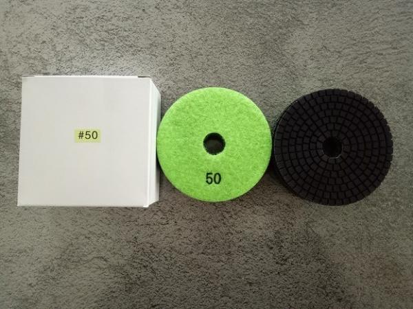 Cheap 4 Inch Resin Bond Wet Diamond Polishing Pads For Stone High Effective for sale