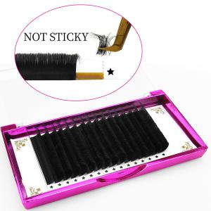 Best Black 0.15mm Thickness Eyelash Extensions D Curl 15mm wholesale