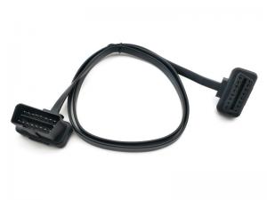 Best Extension Obd2 Scanner Cable / Obd Adapter Cable Flat Ribbon Shape wholesale