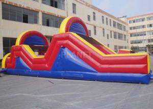 China Indoor / Outside Inflatable Obstacle Course Training Course Equipment on sale