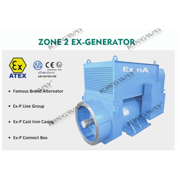 Offshore Platform Use 150KVA ATEX Certified Zone 2 Temp Class T3 Explosion Proof Diesel Generator Set