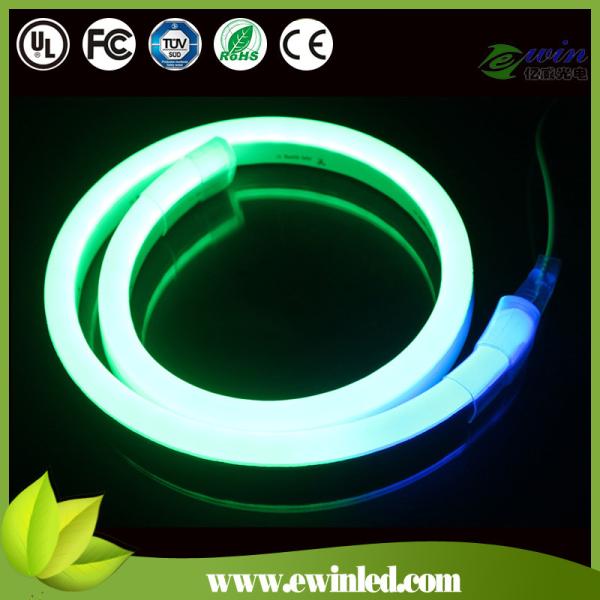 Cheap 220V DIP 80LEDs/M LED Neon Flex 14*26mm Blue Waterproof for sale