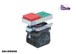 China Electronic Square Push Button On Off Switch Red And  Green  OEM Service on sale