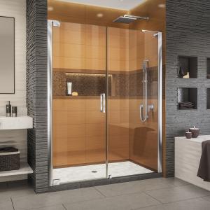 Best Modern Aluminum Frameless Pivot Shower Door Double Glass wholesale