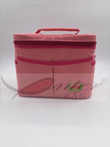 Best Pink Lunch Cooler Bags , Insulated Soft Cooler Oxford Cloth Material For Ice Pack wholesale