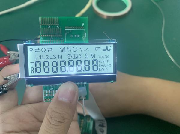 Cheap Micro Mini Tiny Transparent 7 Segment LCD Display VA Transmissive Negative for sale
