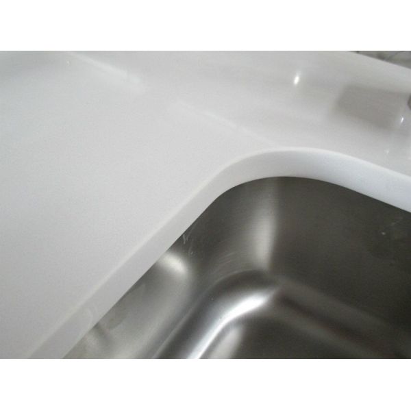 Durable Bathroom Vanity Tops Solid Surface White Quartz Bathroom Countertops