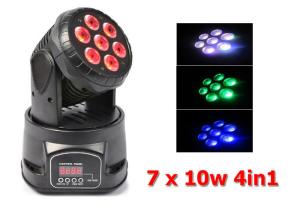 70w Mini LED Moving Head Light RGBW 4 In One For Live Performance