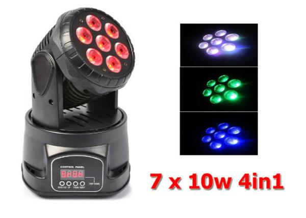 Cheap 70w Mini LED Moving Head Light RGBW 4 In One For Live Performance for sale