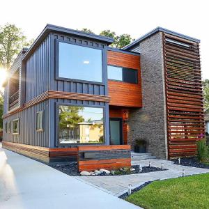 China Outdoor Pre installed Prefabricated Container Office Building on sale