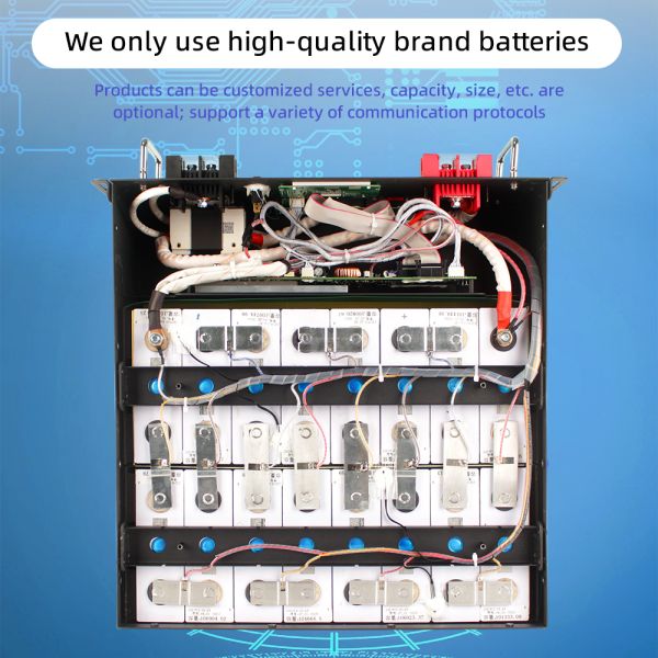 Residential Rack Mount Lithium Battery 5kwh 48V Wirh 6000 Times Cycle Life