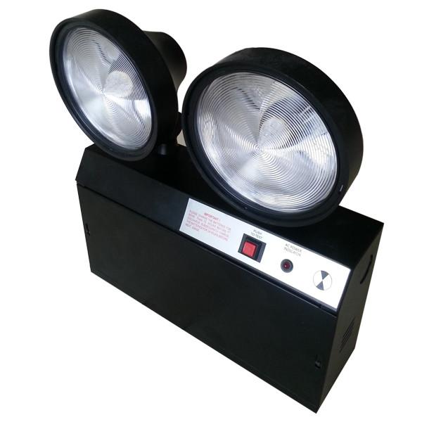 Cheap Wall Mounted Fire - retardant Steel Casing Twin Spot Emergency Lights 2 x 1 W for sale