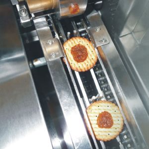 Single Phase Cookies Biscuit Sandwiching Machine Automatic Single Lane