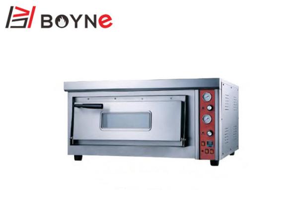 Cheap Single Layer Gas Commercial Pizza Oven Stone Base Timer Controller High Temperature for sale